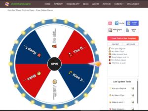 Spin the Wheel Truth or Dare – Free Online Game -6 groups